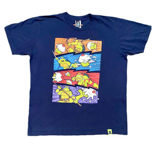 Johnny Cupcakes Teenage Mutant Ninja Turtle Navy Blue Graphic T-Shirt - Men's XL